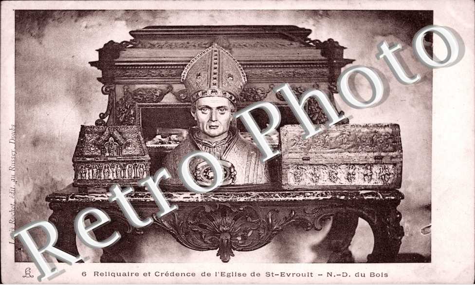 Reliquaire et Credence de l'eglise de Saint Evroult