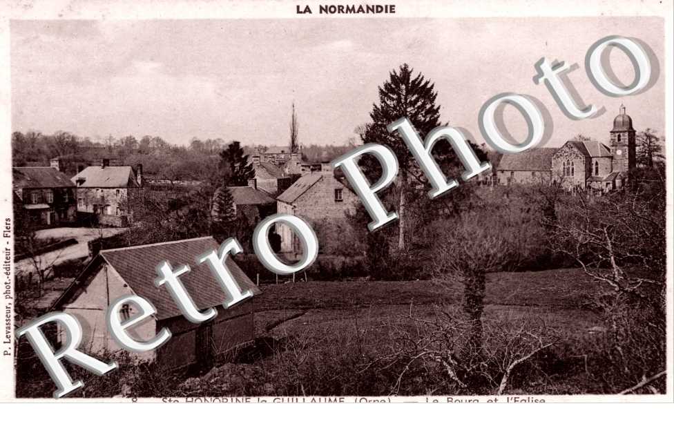 le bourg et l'eglise