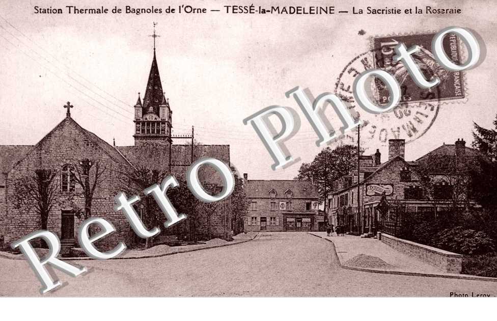 Station Thermale de Bagnoles de l'Orne,  la Sacristie et la Roseraie