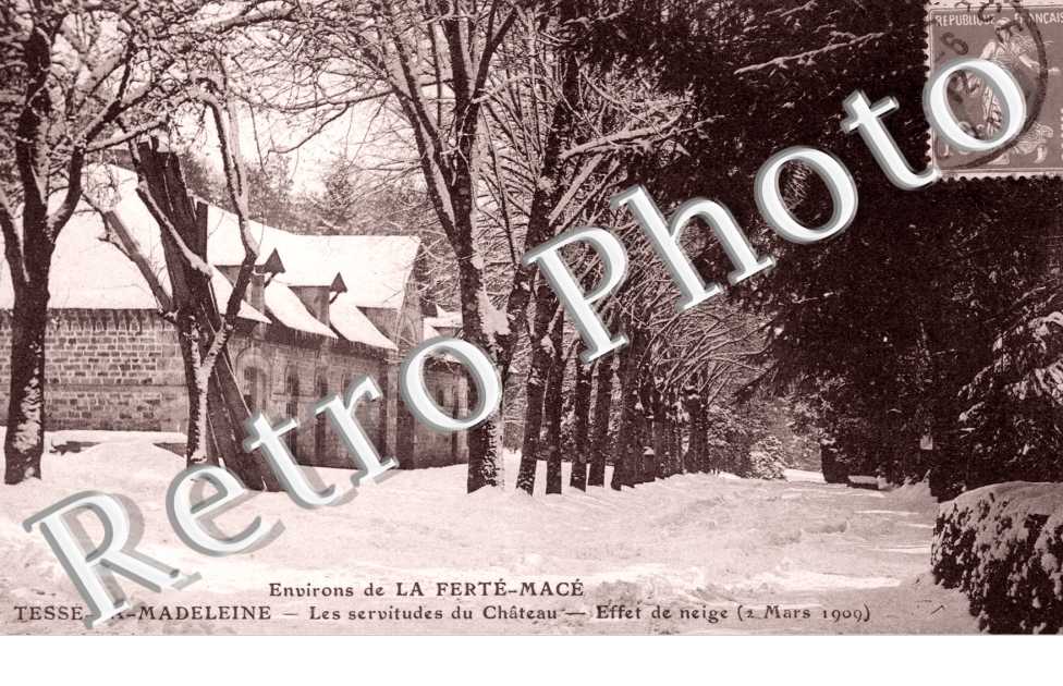 Les Servitudes du Chateau - effet de neige