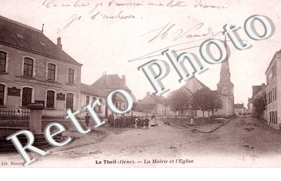 la mairie et l'eglise