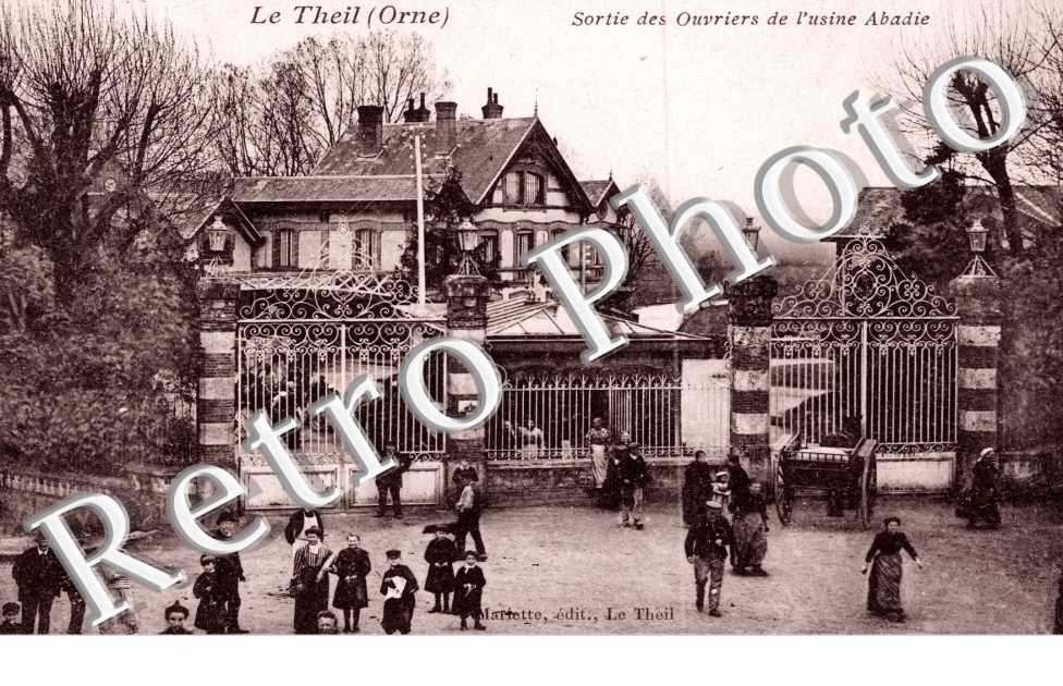 sortie des ouvriers de l'usine abadie