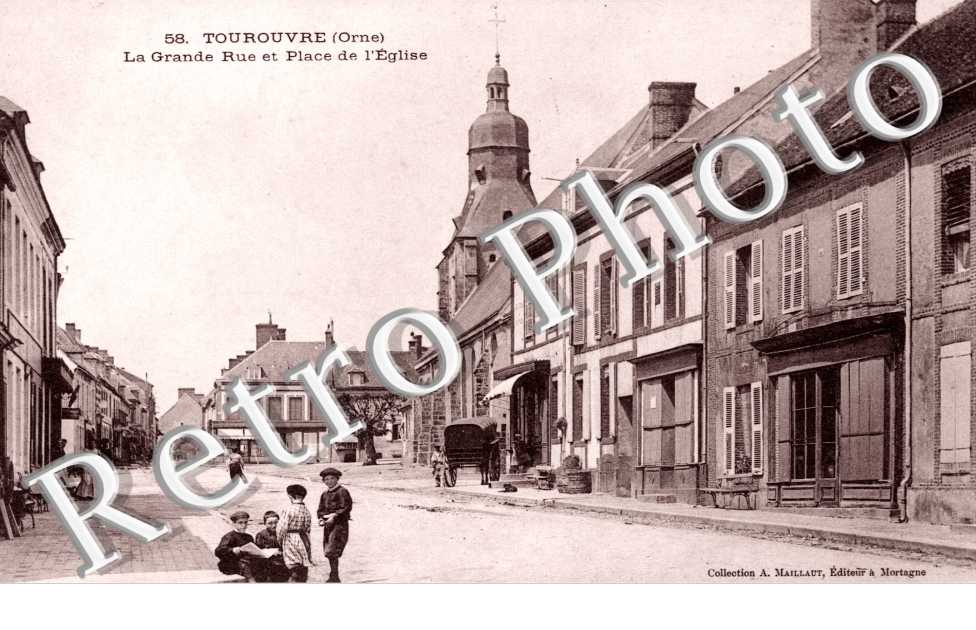 la Grande rue et place de l'eglise