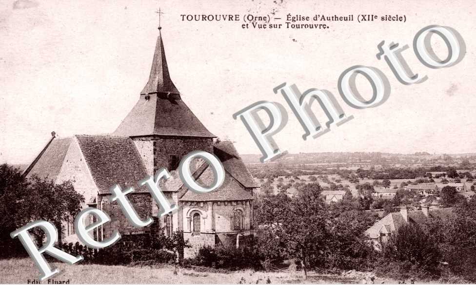 l'eglise et vue sur Tourouvre