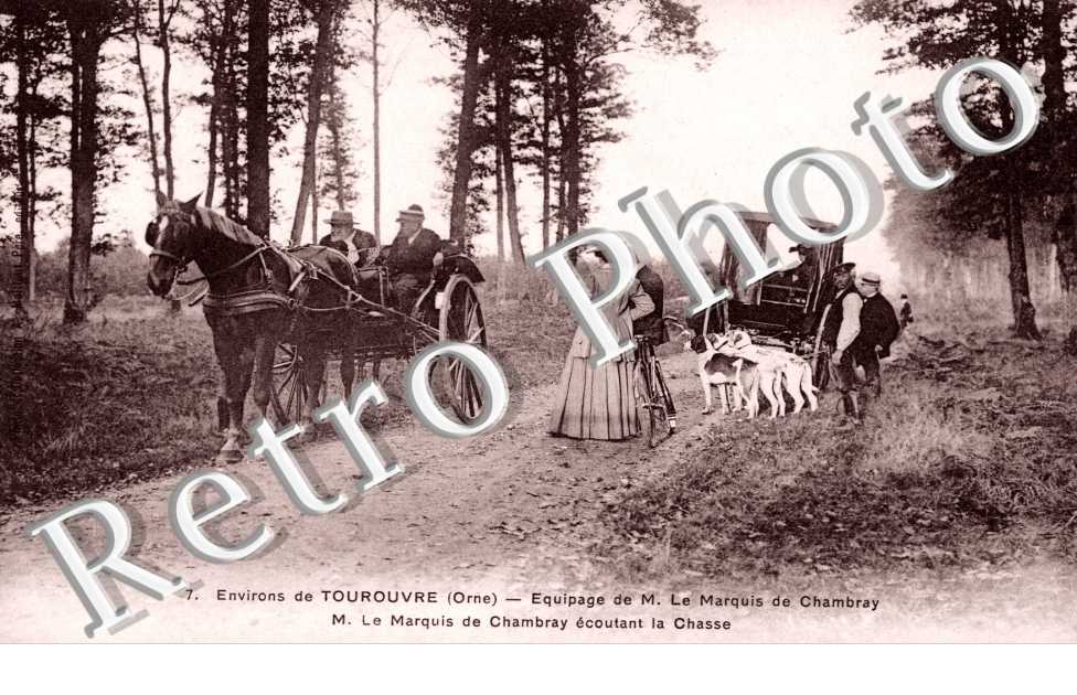 Equipage de M. Le Marquis de Chambray ecoutant la Chasse