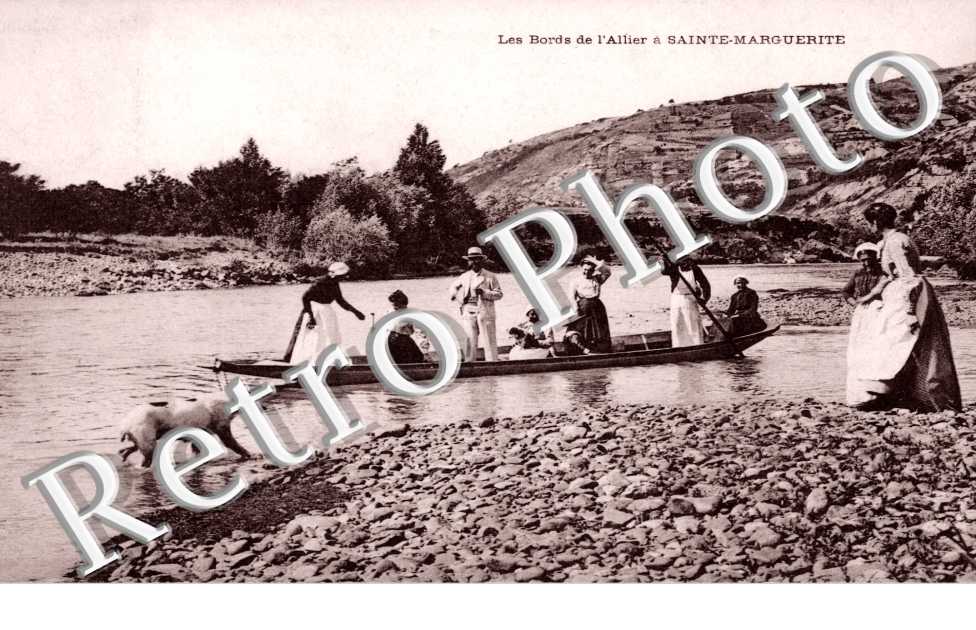 Les bords de l'Allier a Ste Marguerite