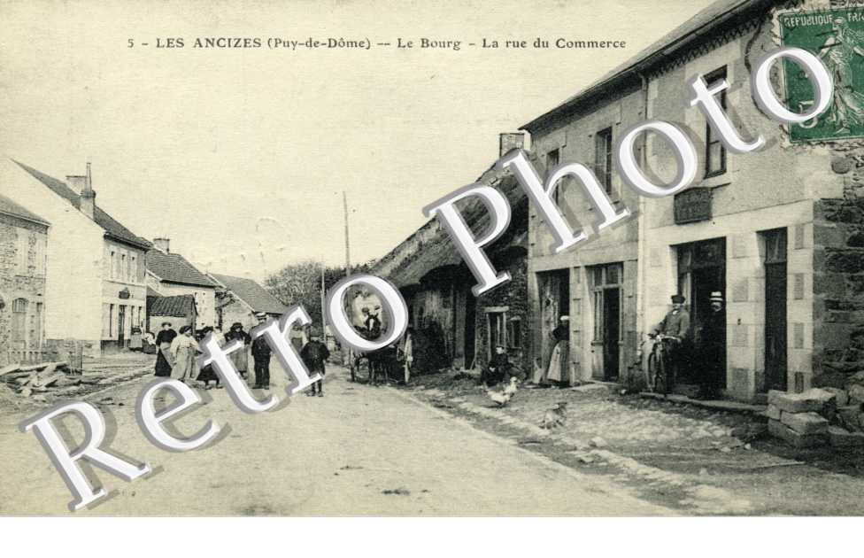 Les Ancizes Le bourg La rue du commerce