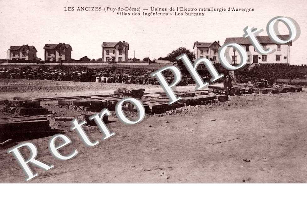 Les Ancizes Usines de l'electro metallurgie d'Auvergne Villas des ingenieurs Les bureaux
