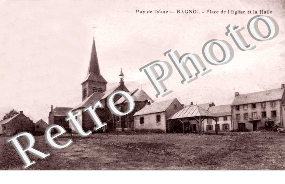 Place de l'Eglise et la Halle