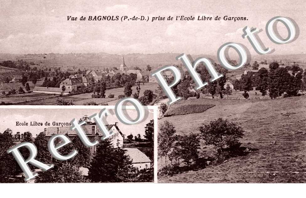 Vue prise de l'Ecole Libre de Garcons