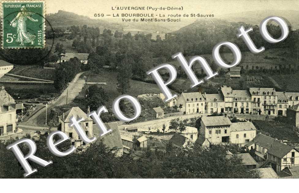 la route de saint Sauves