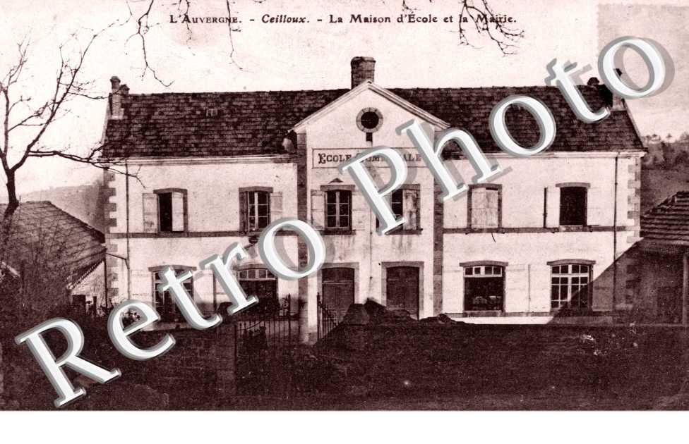 La Maison d'Ecole et la Mairie