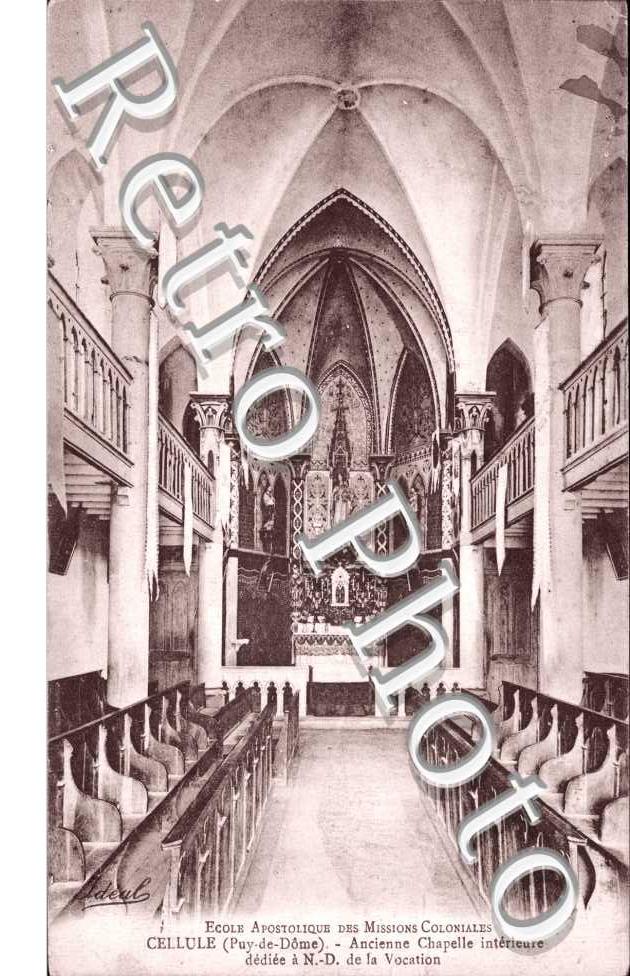 ancienne chapelle interieure dediee a Notre-Dane de la Vocation