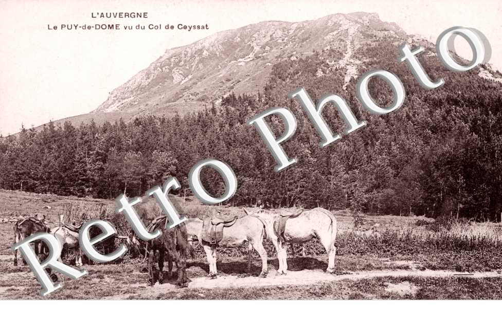 Le Pied du Puy de Dome vu du Col