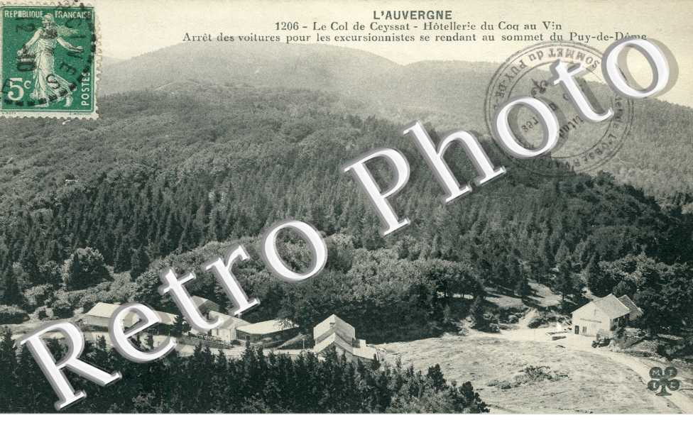 Vue du Col et Hotellerie du Coq au Vin