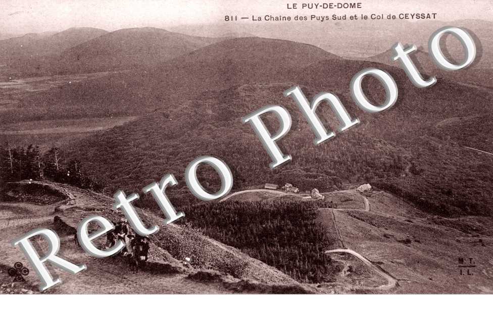 la chaine des Puys sud et le col de Ceyssat