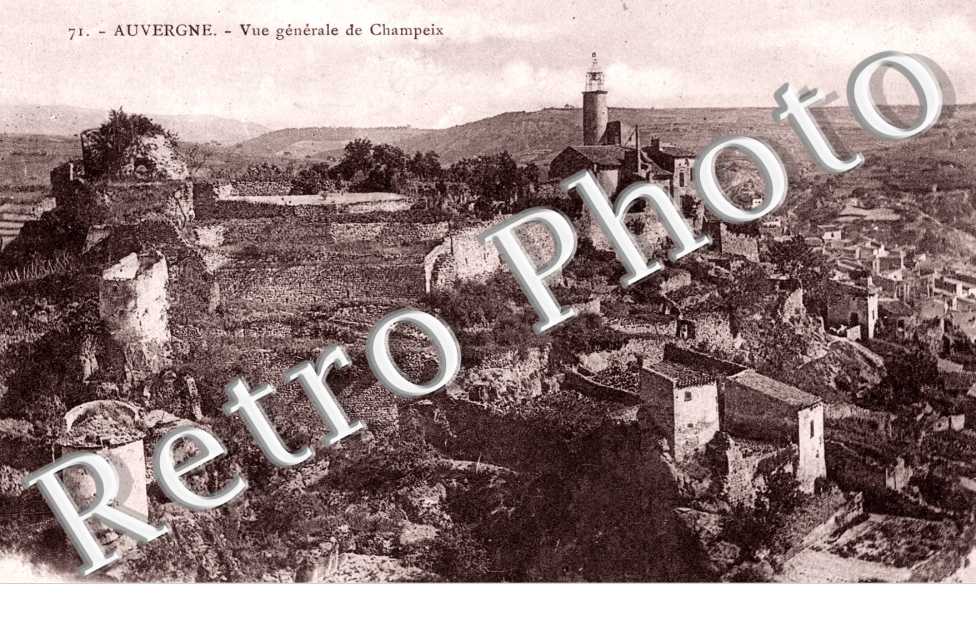 Vue Generale de Champeix