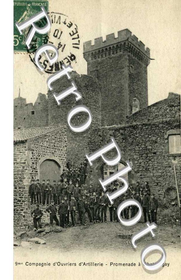 9eme compagnie d'ouvriers d'artillerie - Promenade a Chateaugay
