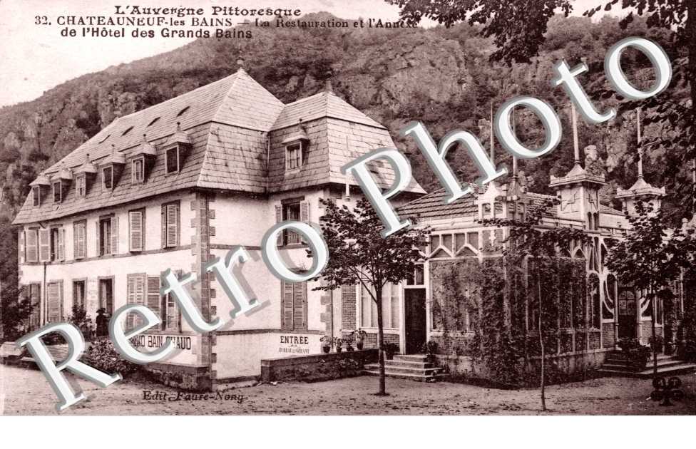 La Restauration et l'annexe de l'Hotel des Grands Bains