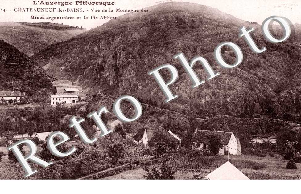 Vue de la Montagne des Mines argentiferes et le Pic Alibert