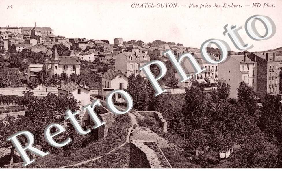 Vue prise des Rochers