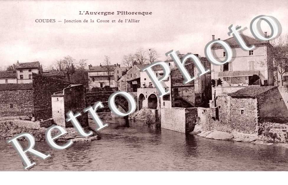 Jonction de la Couze et de l'Allier