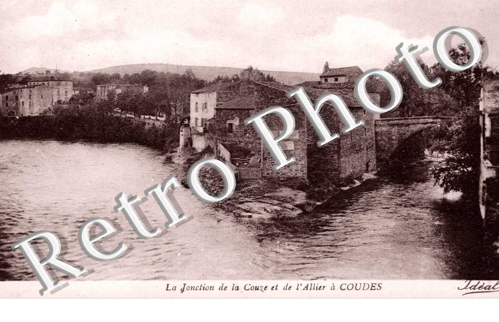 Jonction de la Couze et de l'Allier