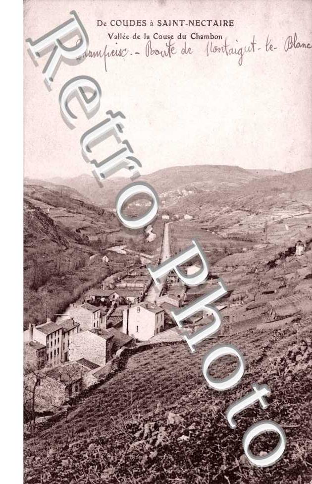 Vue generale, Vallee de la Couse du Chambon