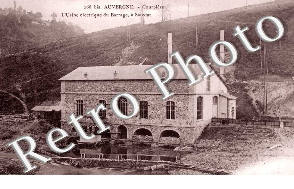 l'usine electrique du Barrage a Sauviat
