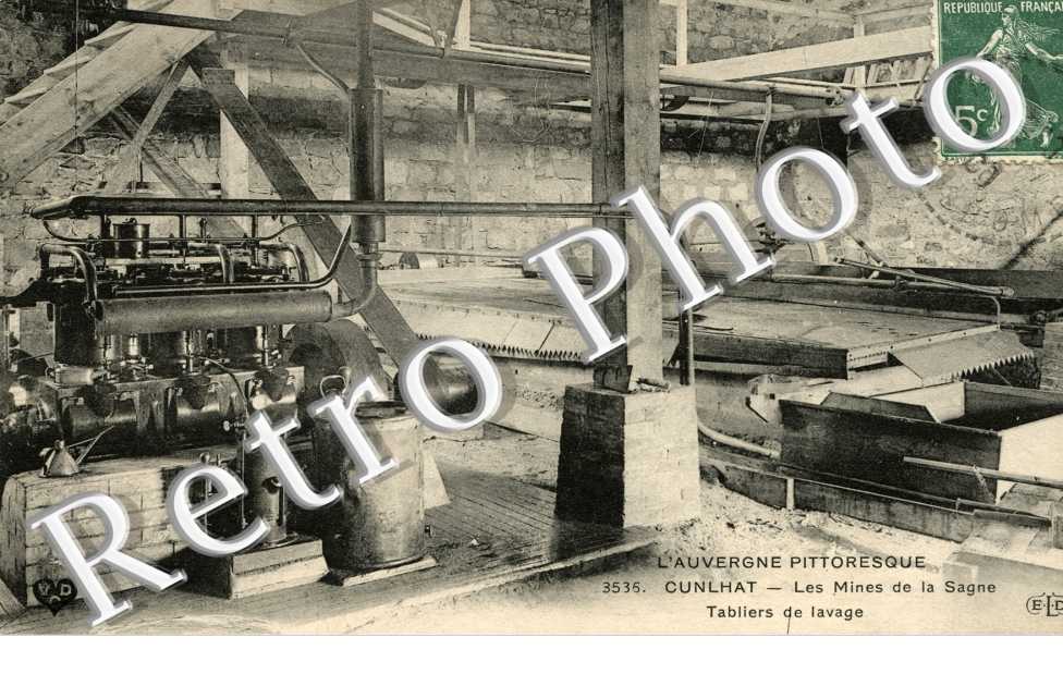 les mines de la Sagne, tabliers de lavage
