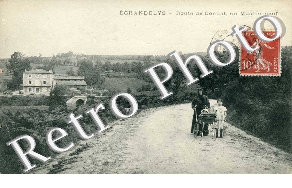 route de Condat, au moulin neuf