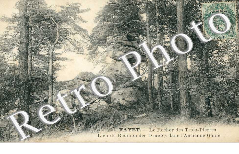 le rocher des Trois-Pierres