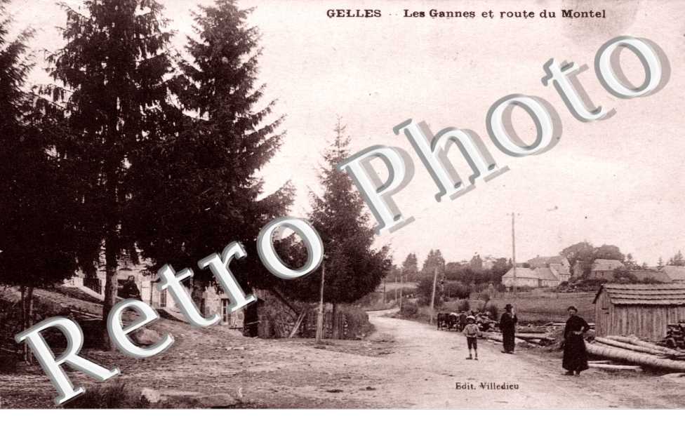 les Gannes et route du Montel