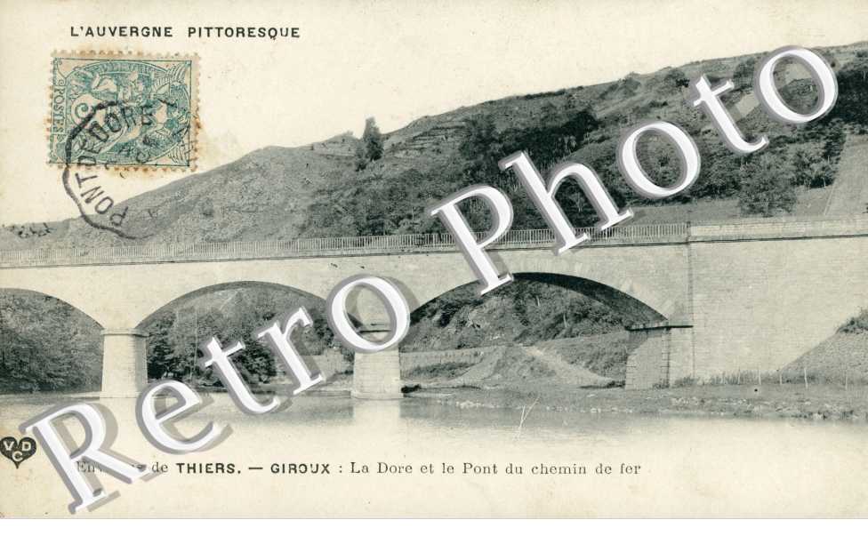 la Dore et le pont du chemin de fer