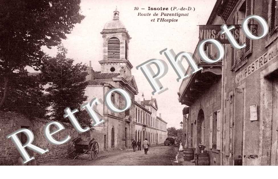 Route de Parentignat et l'Hospice