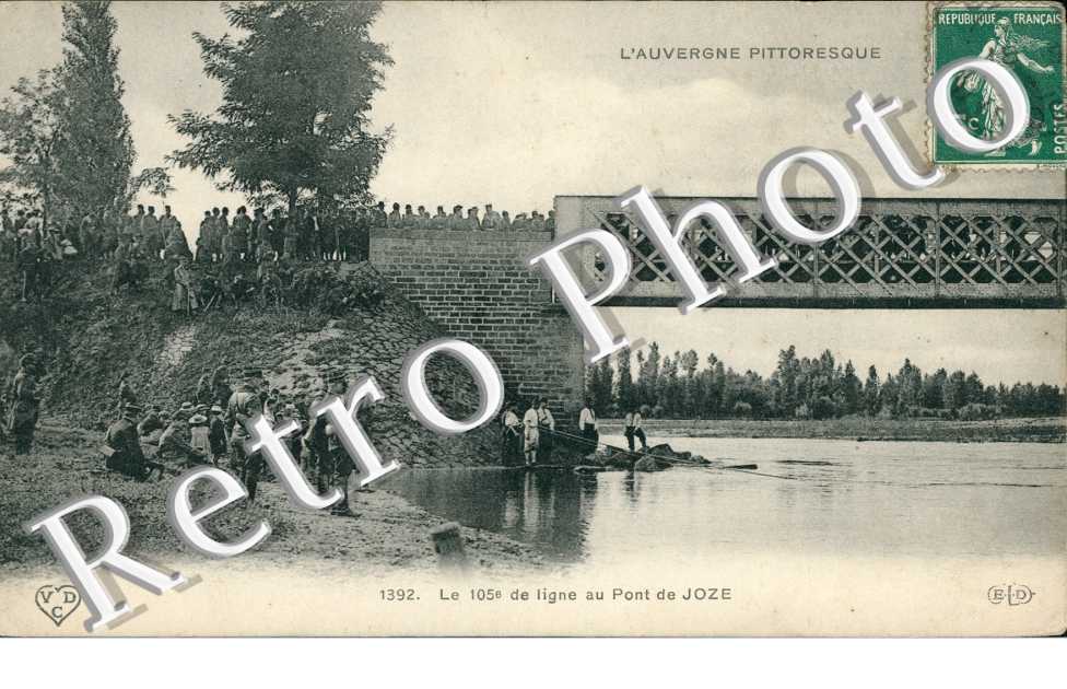 le 105eme de ligne au Pont de Joze