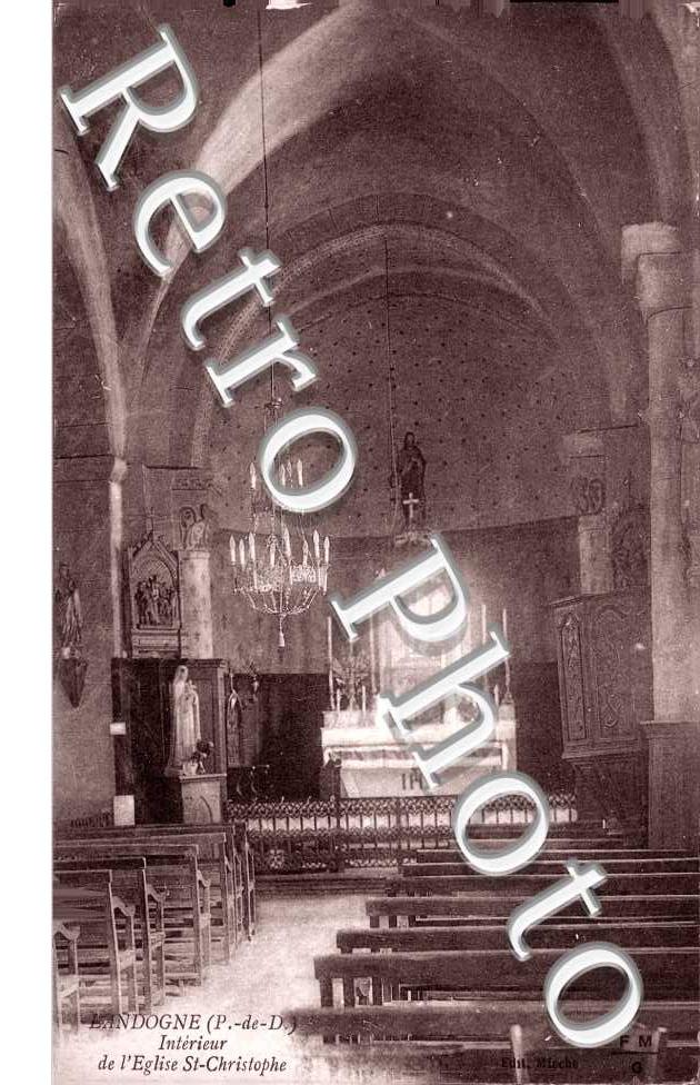 Intérieur de l'église Saint Christophe