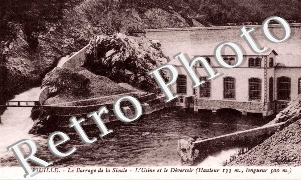 Barrage de la Sioule, Usine et le Deversoir