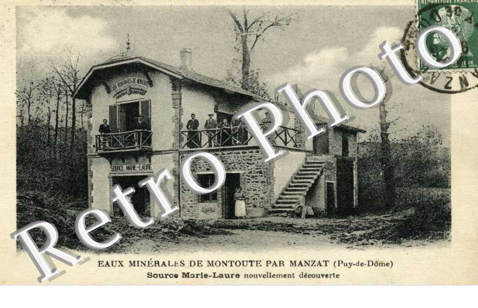 Eaux Minerales de Montoute par Manzat Source Marie-Laure nouvellement decouverte
