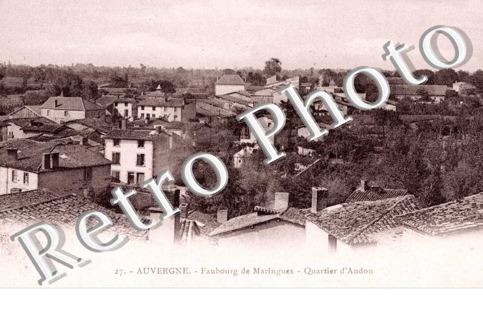 le Faubourg de la Maringues, Quartier d'Andon