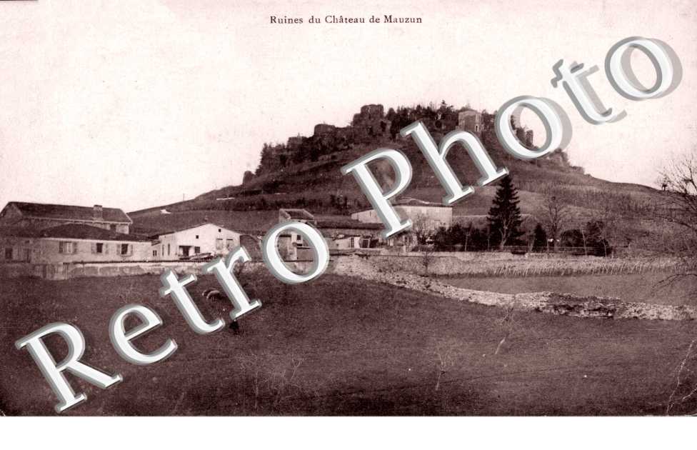 ruines du chateau de Mauzun