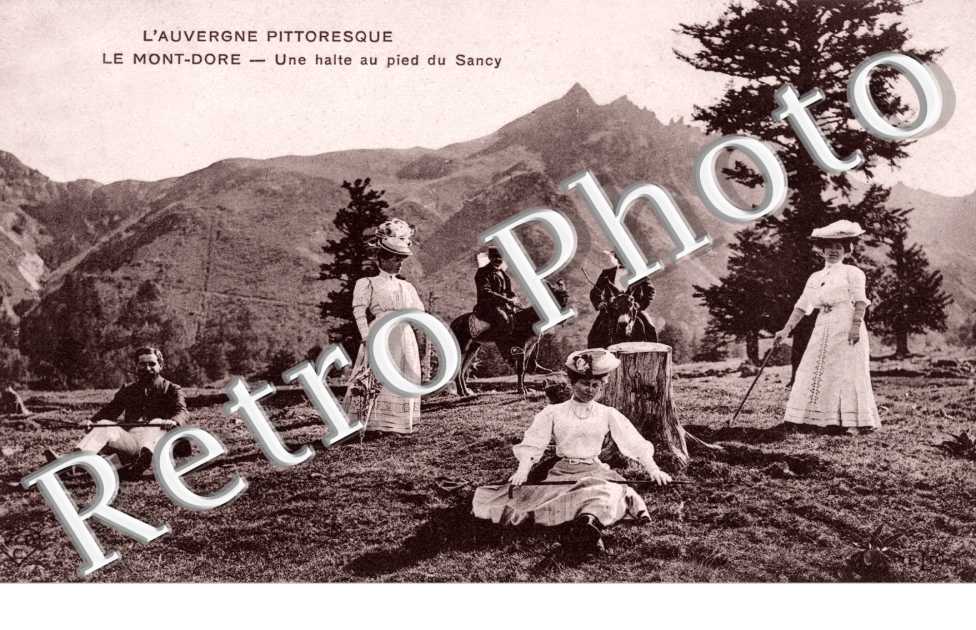 une halte au pied du Sancy