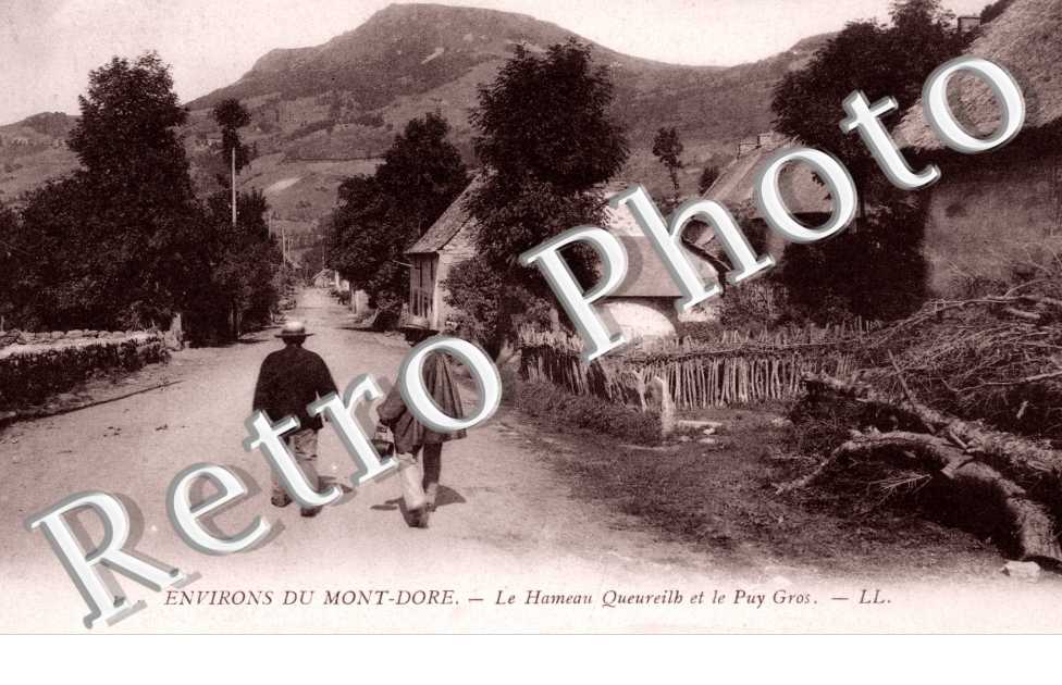 le Hameau Queureilh et le Puy Gros