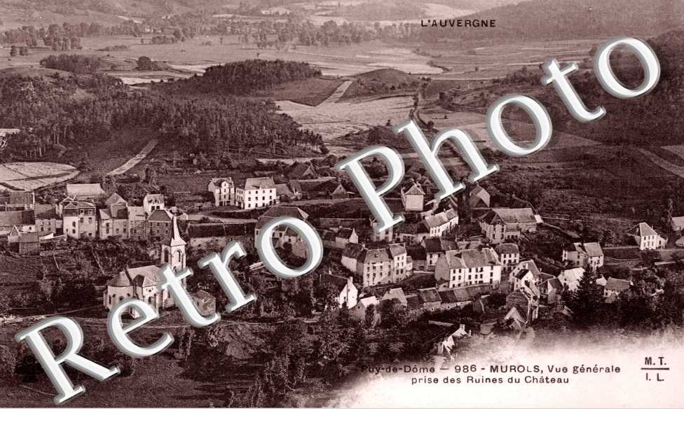 Vue Generale prise des Ruines du Chateau