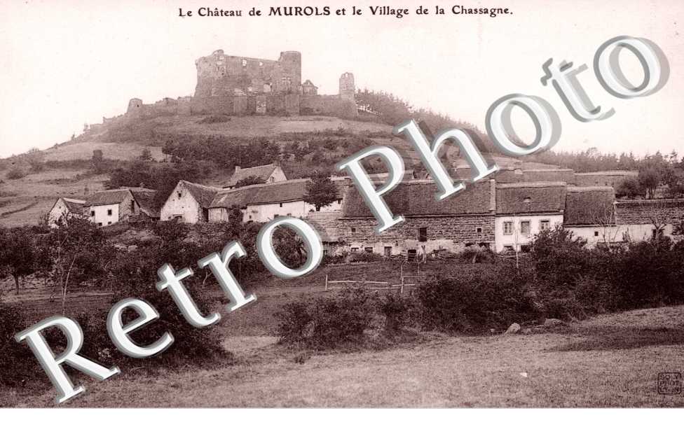 le chateau et le village de la chassagne