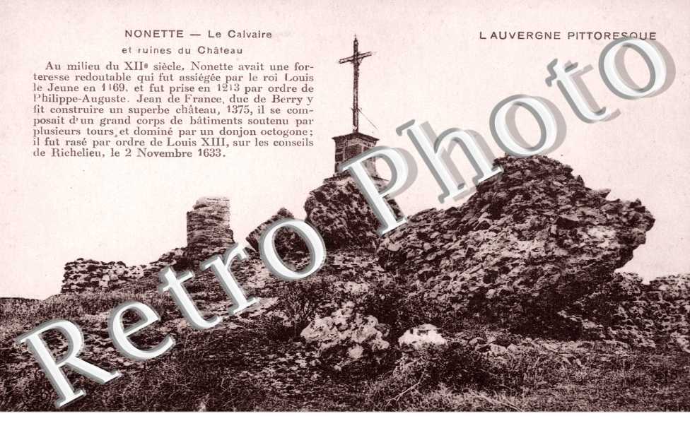 le Calvaire et ruines du Chateau
