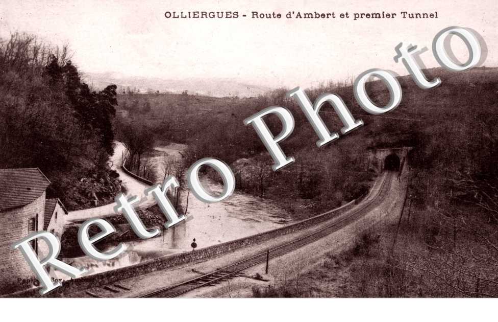 Route d'Ambert et premier tunnel