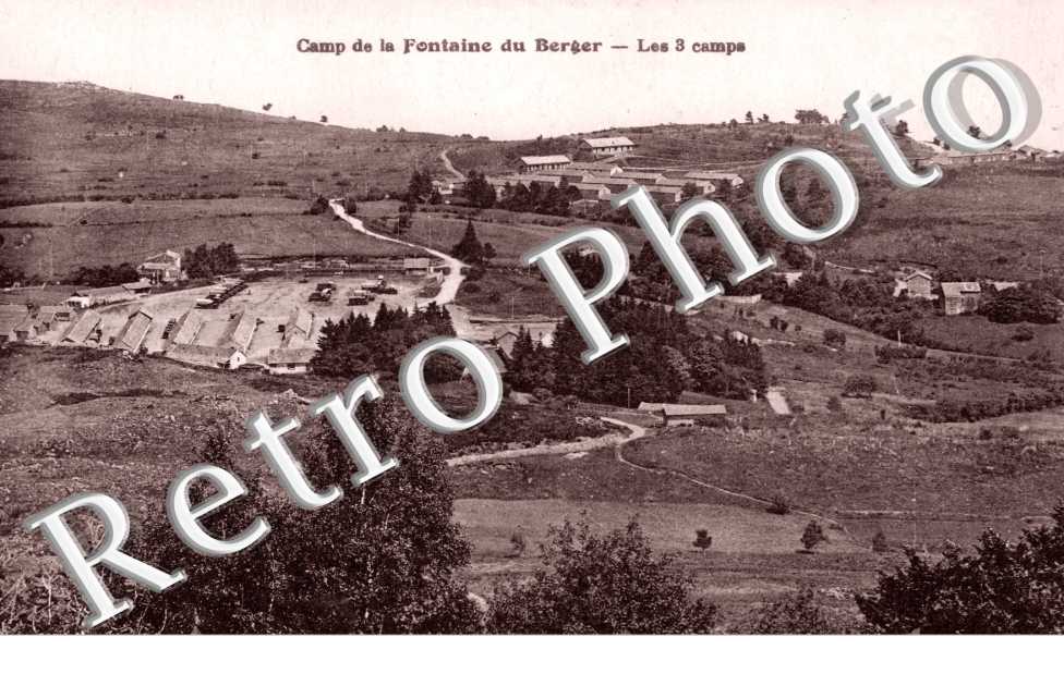 CAmp de la Fontaine du Berger, les 3 Camps