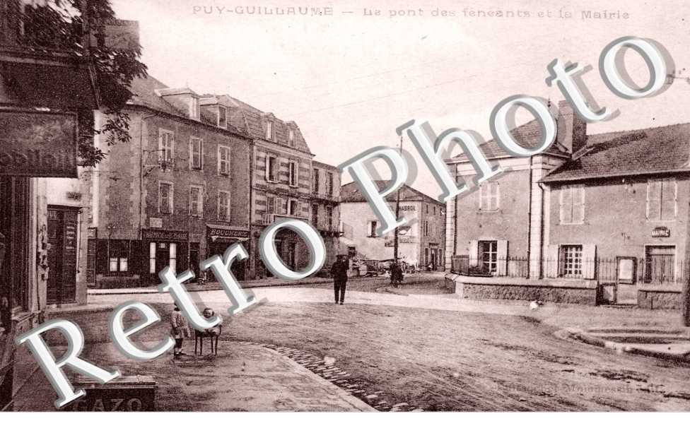 Le Pont des feneants et la Mairie