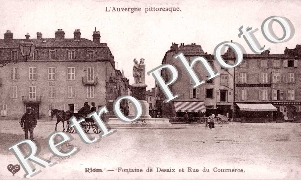 Fontaine de Desaix et Rue du Commerce